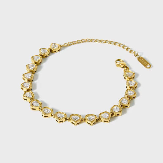 Dazzled Venus Bracelet Heart