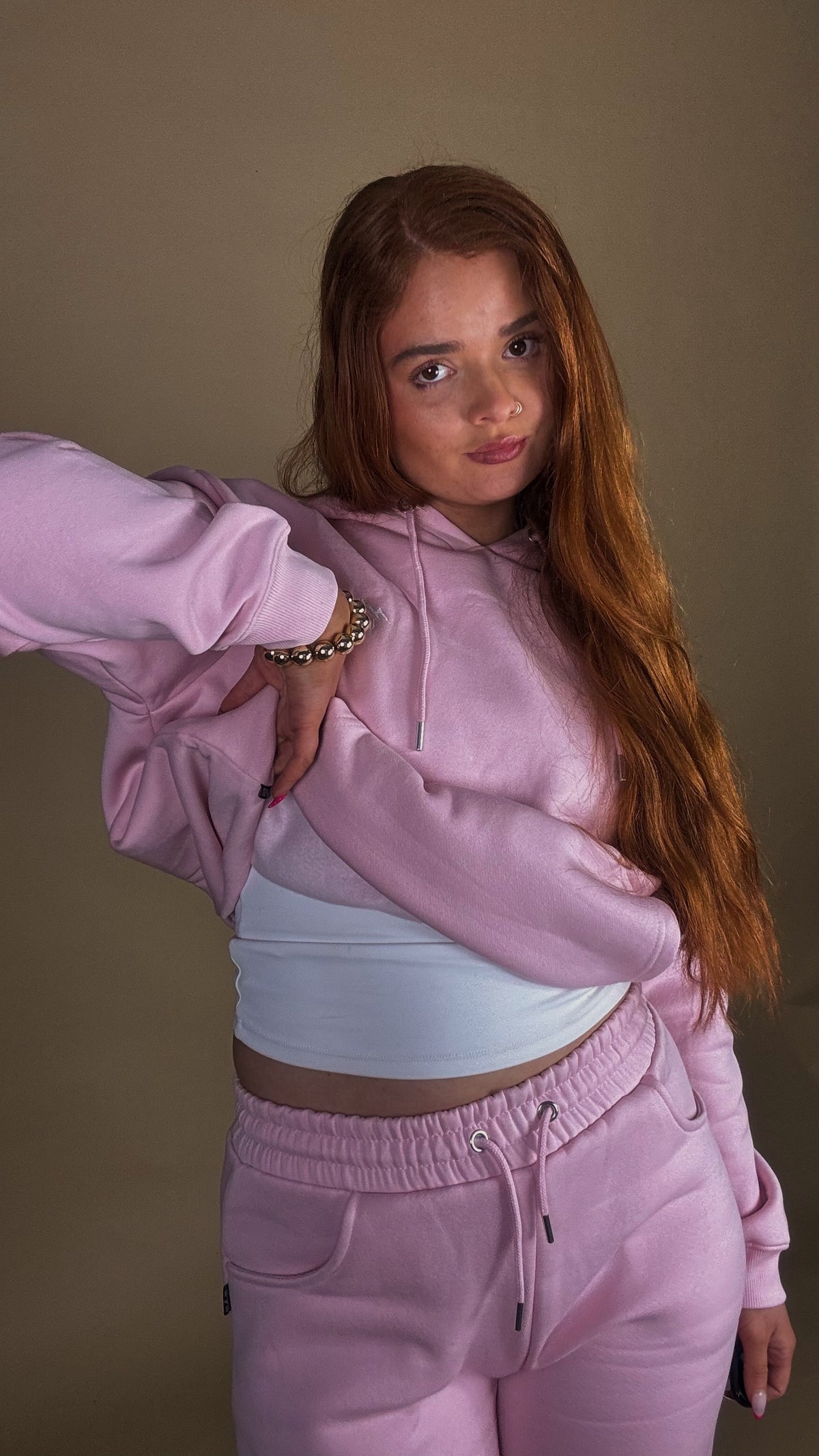 Fia 80% cotton fleece set