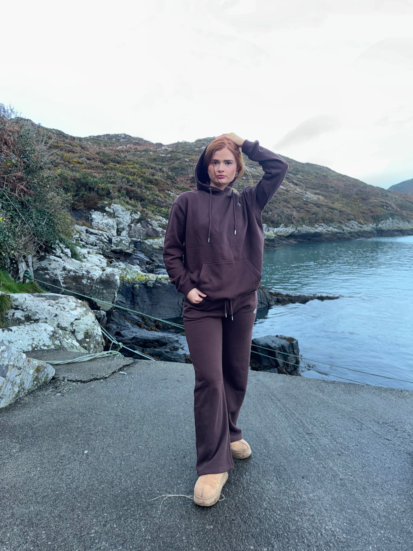 Blair Brown 80% cotton fleece line set