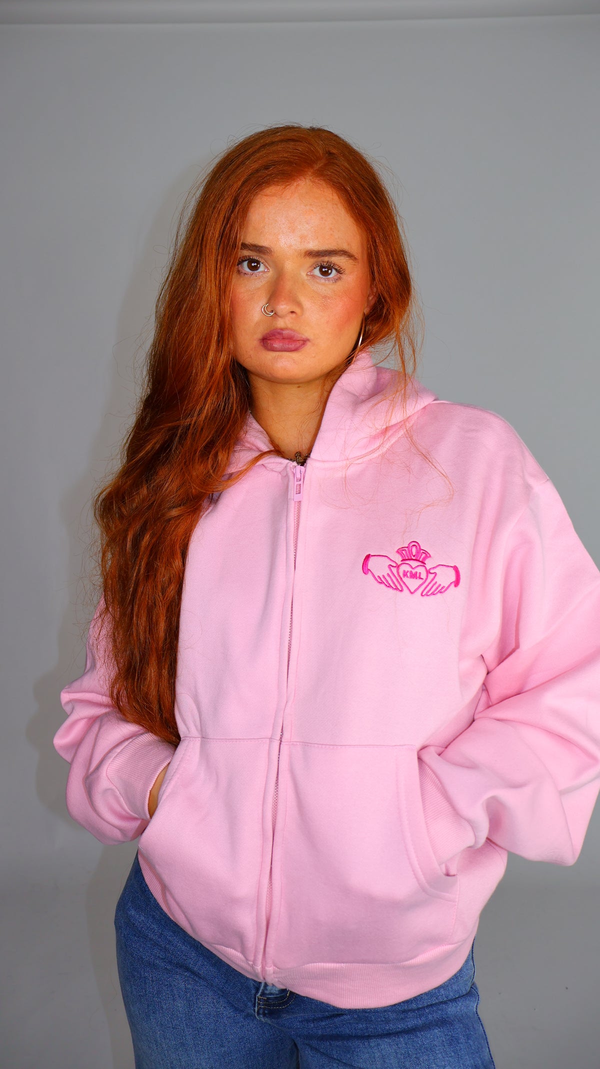Bláthnaid Claddagh Fleece Hoodie