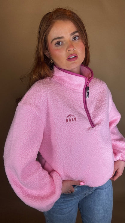 Megan super soft fleece Balloon sleeve *size down* Pockets & draw string