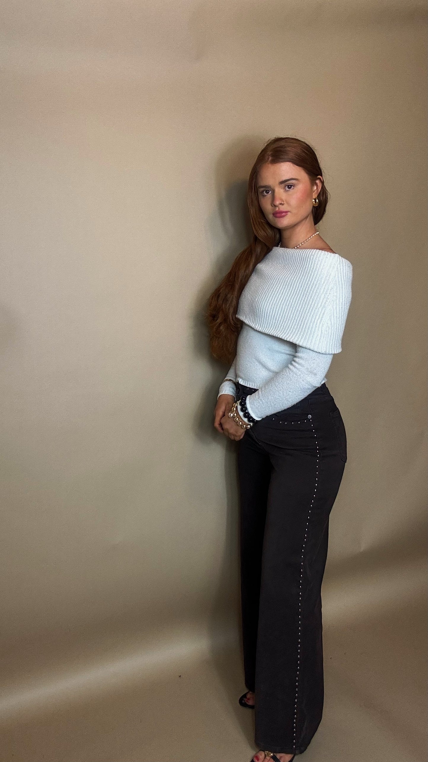 Chloe Brown STUD SUPER STRETCH JEANS 2.0