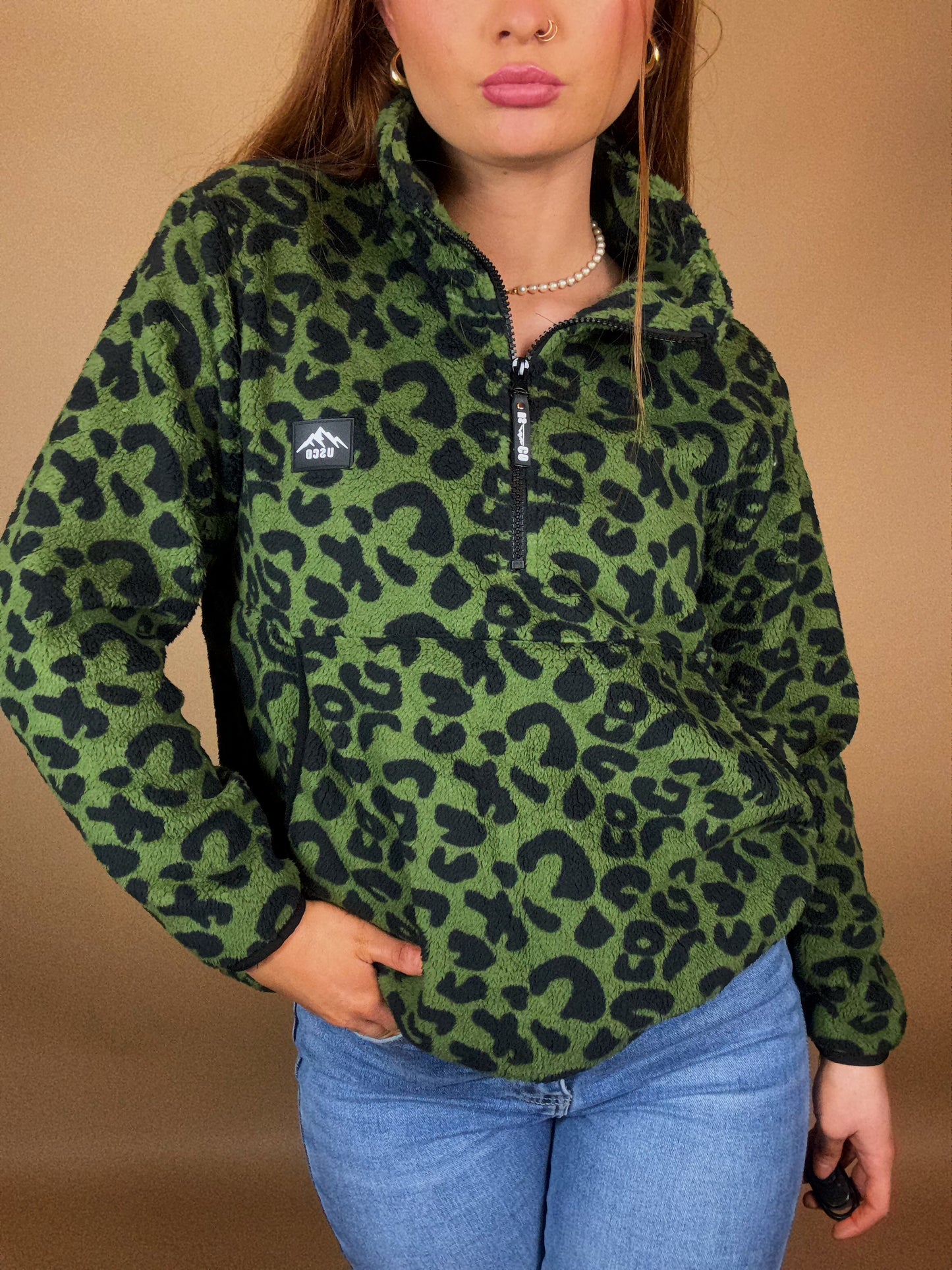 Bronwen leopard fleece *ultra soft*