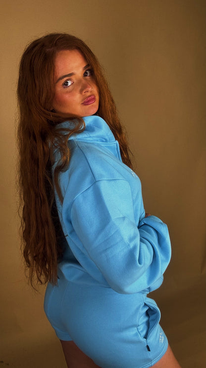*shorts set* Brynn 80% cotton fleece line set.