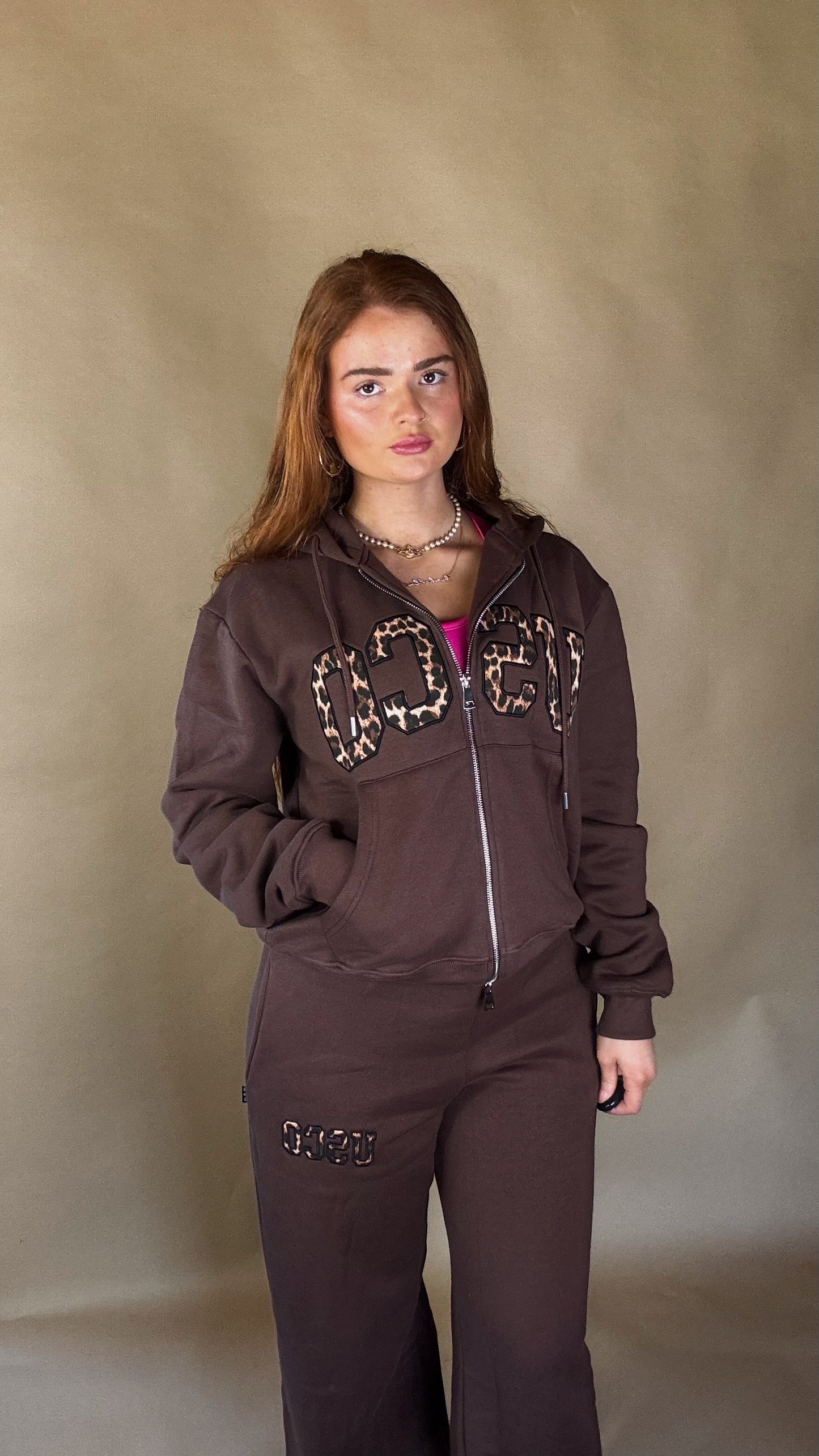 Leah 80% cotton SET fleece line set *oversize, size down*