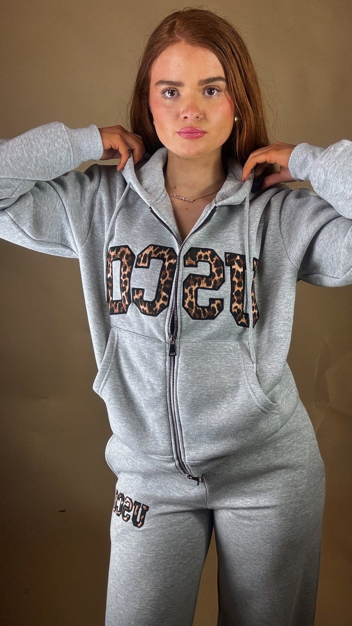 Becca 80% cotton SET fleece line set *oversize, size down*
