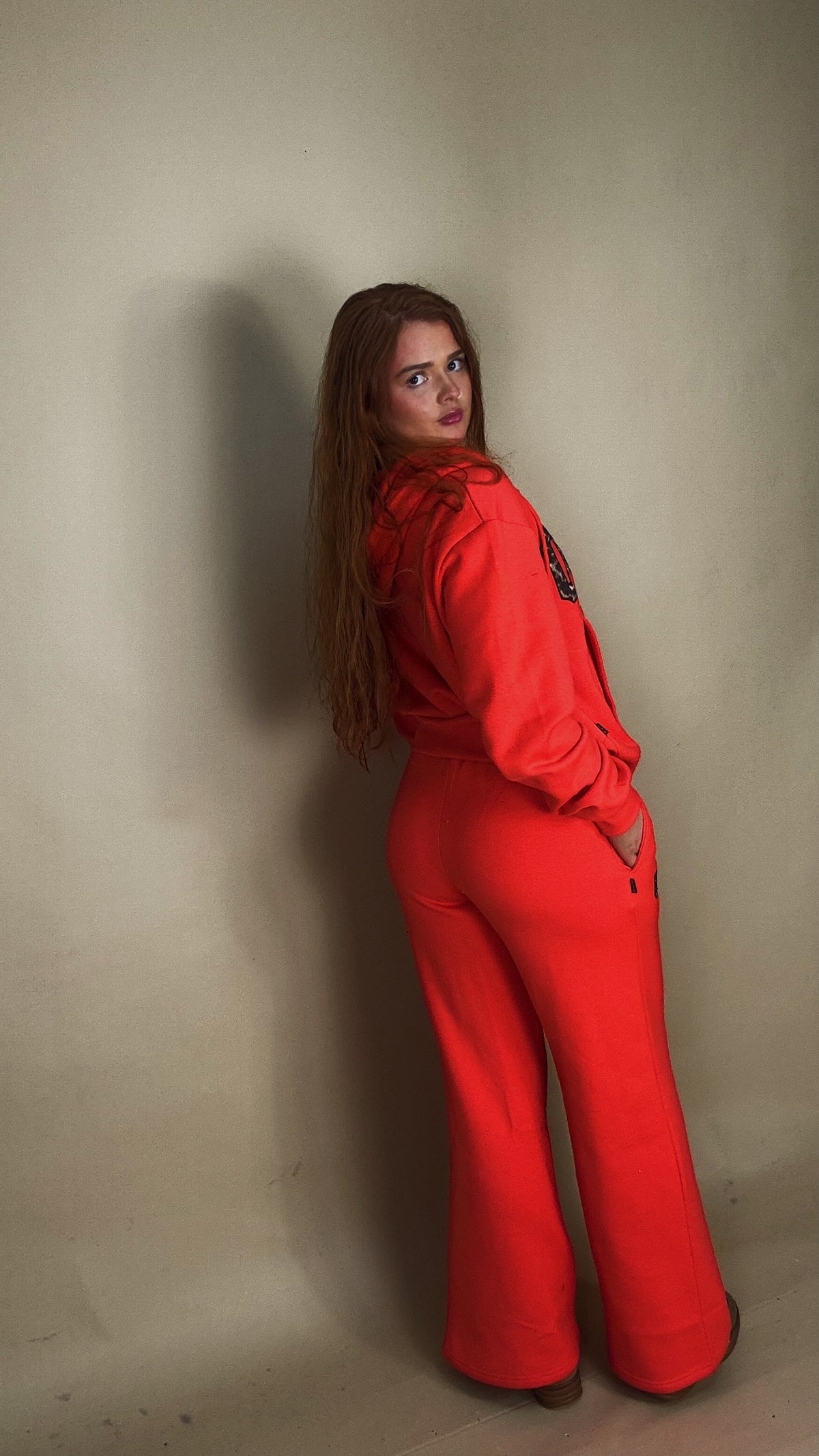 Baywatch Red set Bex 80% cotton fleece line set
