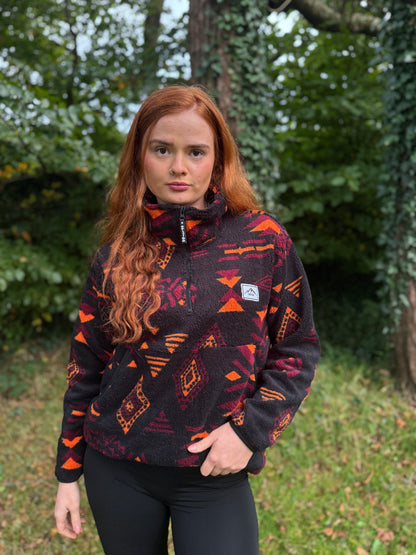 Lauren Winter fleece with pockets and drawstring *ultra, ultra soft*