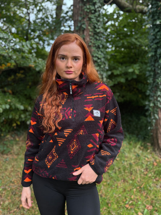 Lauren Winter fleece with pockets and drawstring *ultra, ultra soft*