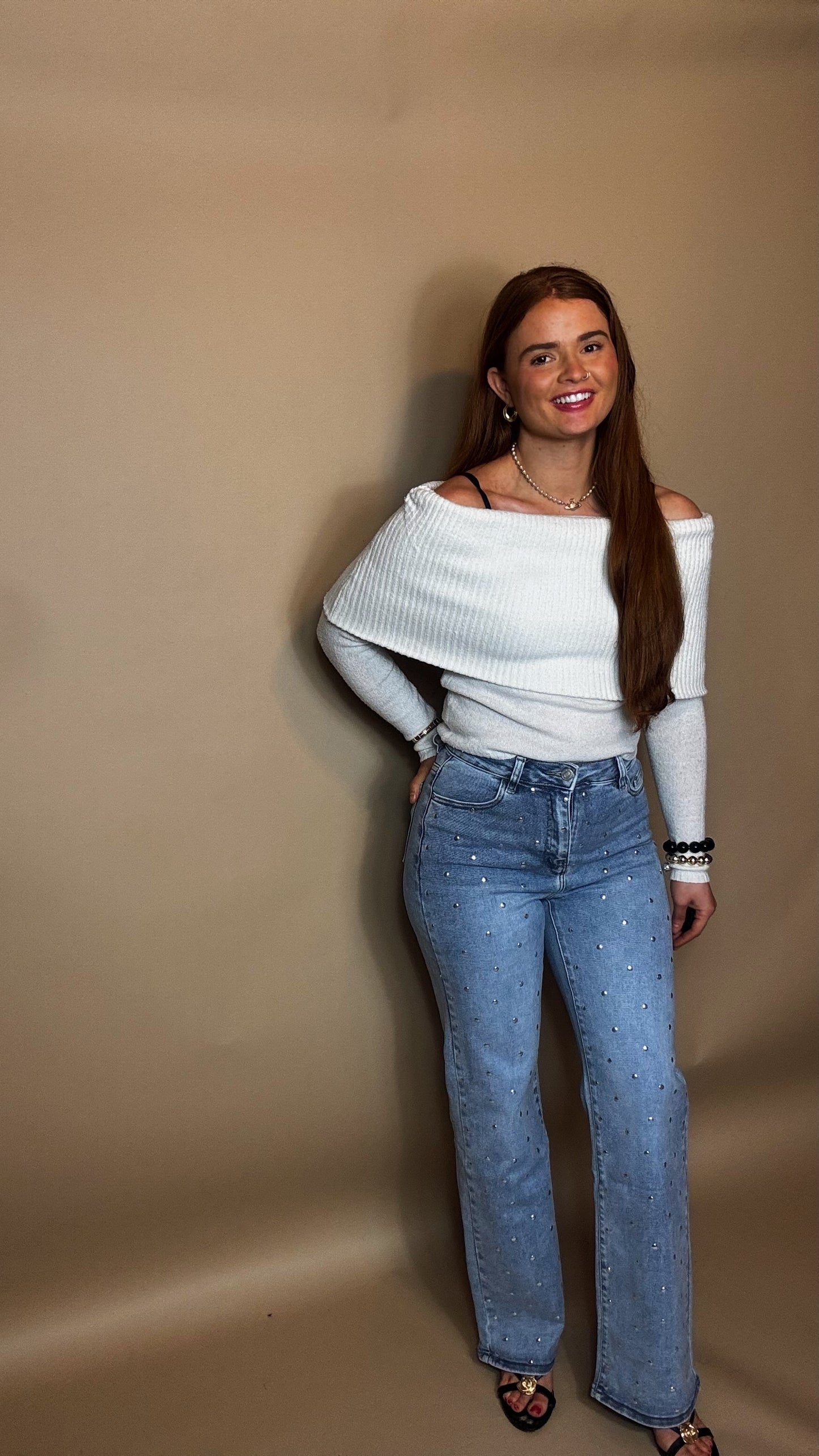 Amanda stud SUPER STRETCH JEAN