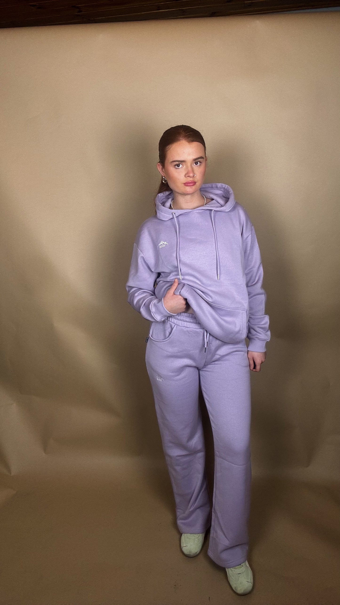 Sadie 80% cotton SET *oversize hoodie* size down