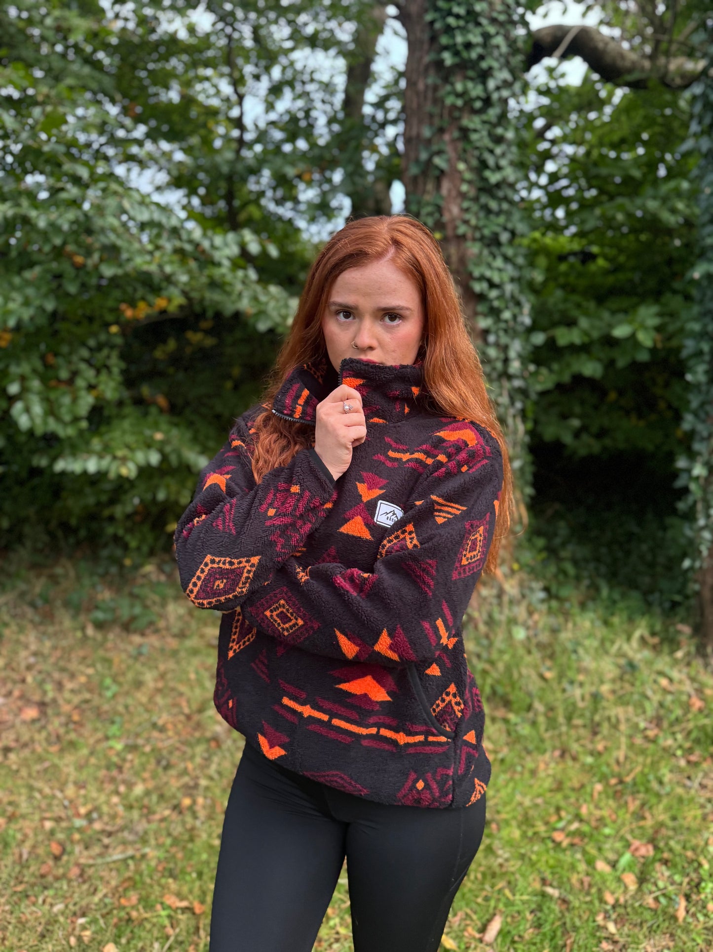 Lauren Winter fleece with pockets and drawstring *ultra, ultra soft*