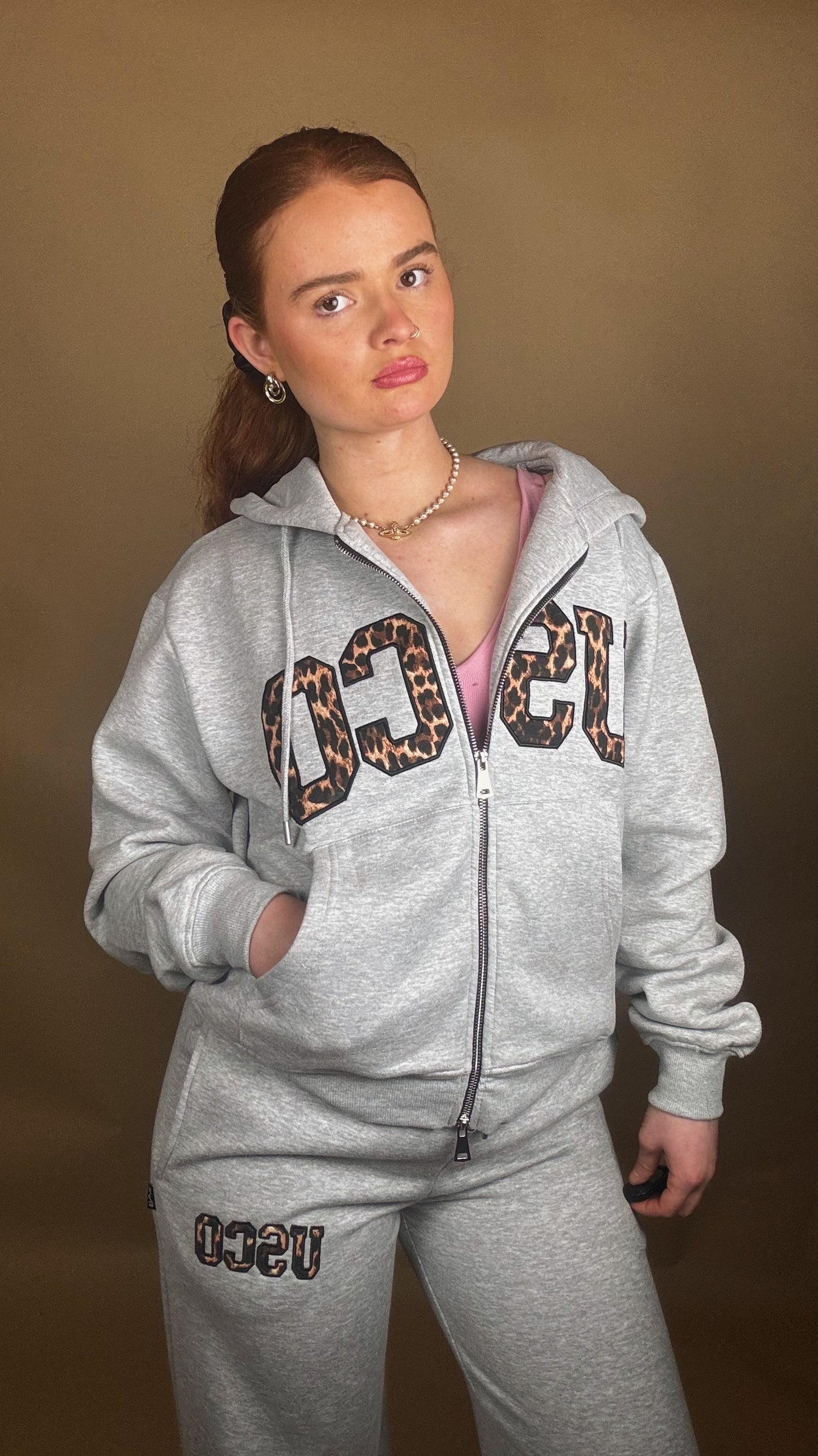 Becca 80% cotton SET fleece line set *oversize, size down*