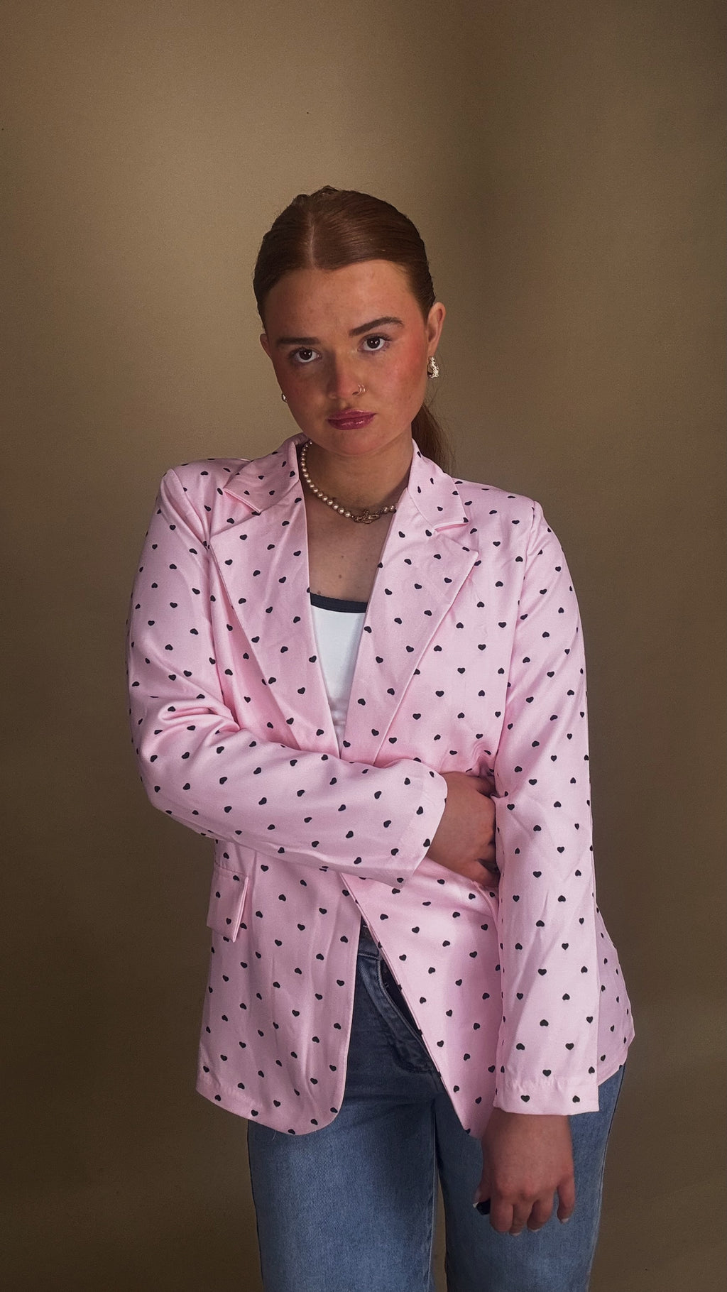 Pink blazer