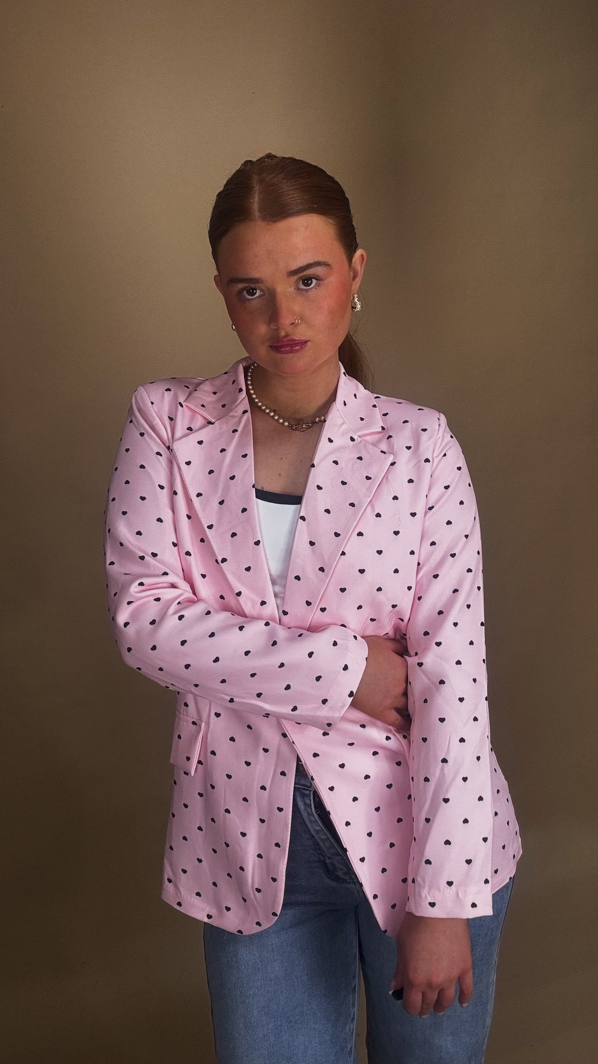 Pink blazer