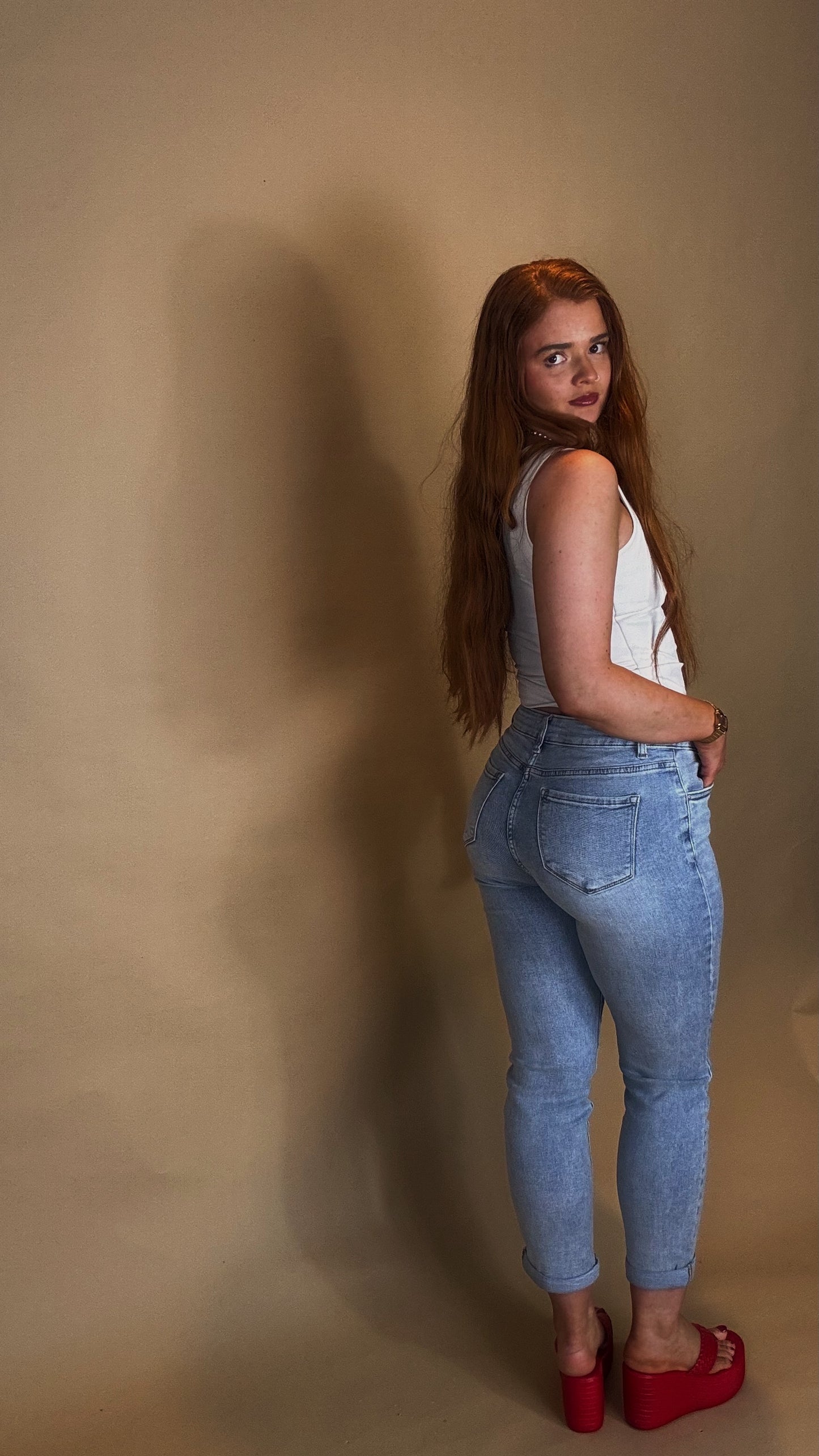 *UP TO UK20* Roxie Super stretch Jean
