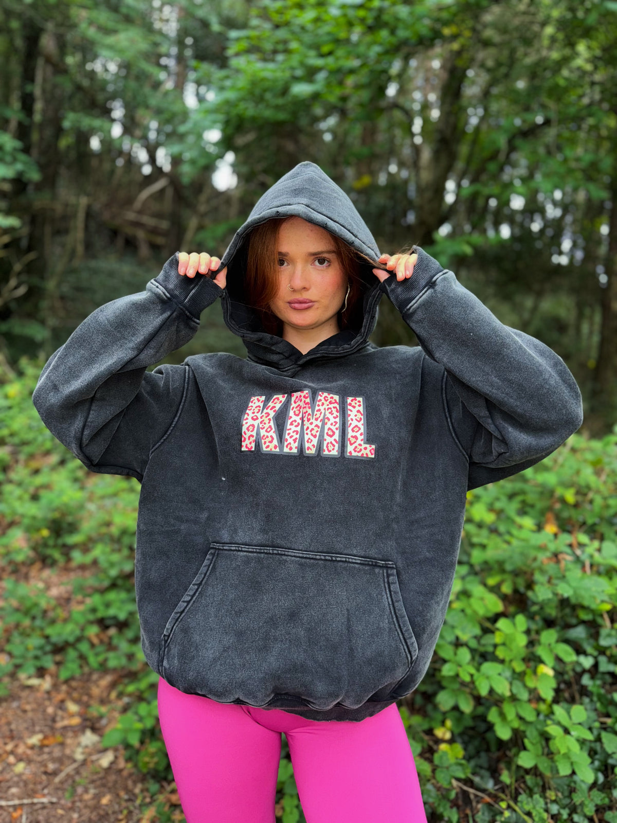 *heavyweight*Poppy KML Oversize Hoodie & free next day delivery. 400GSM