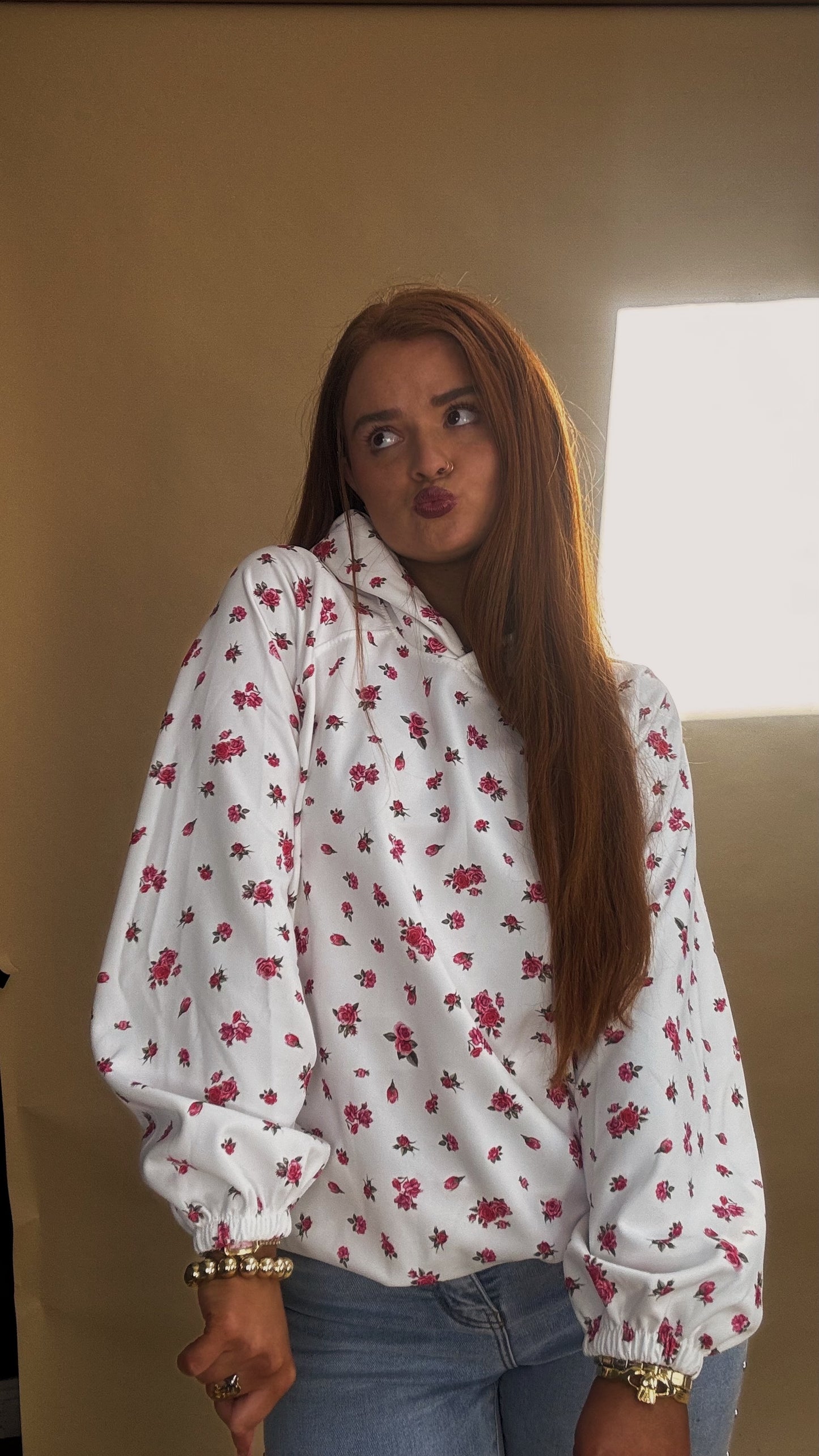 Rose hoodie