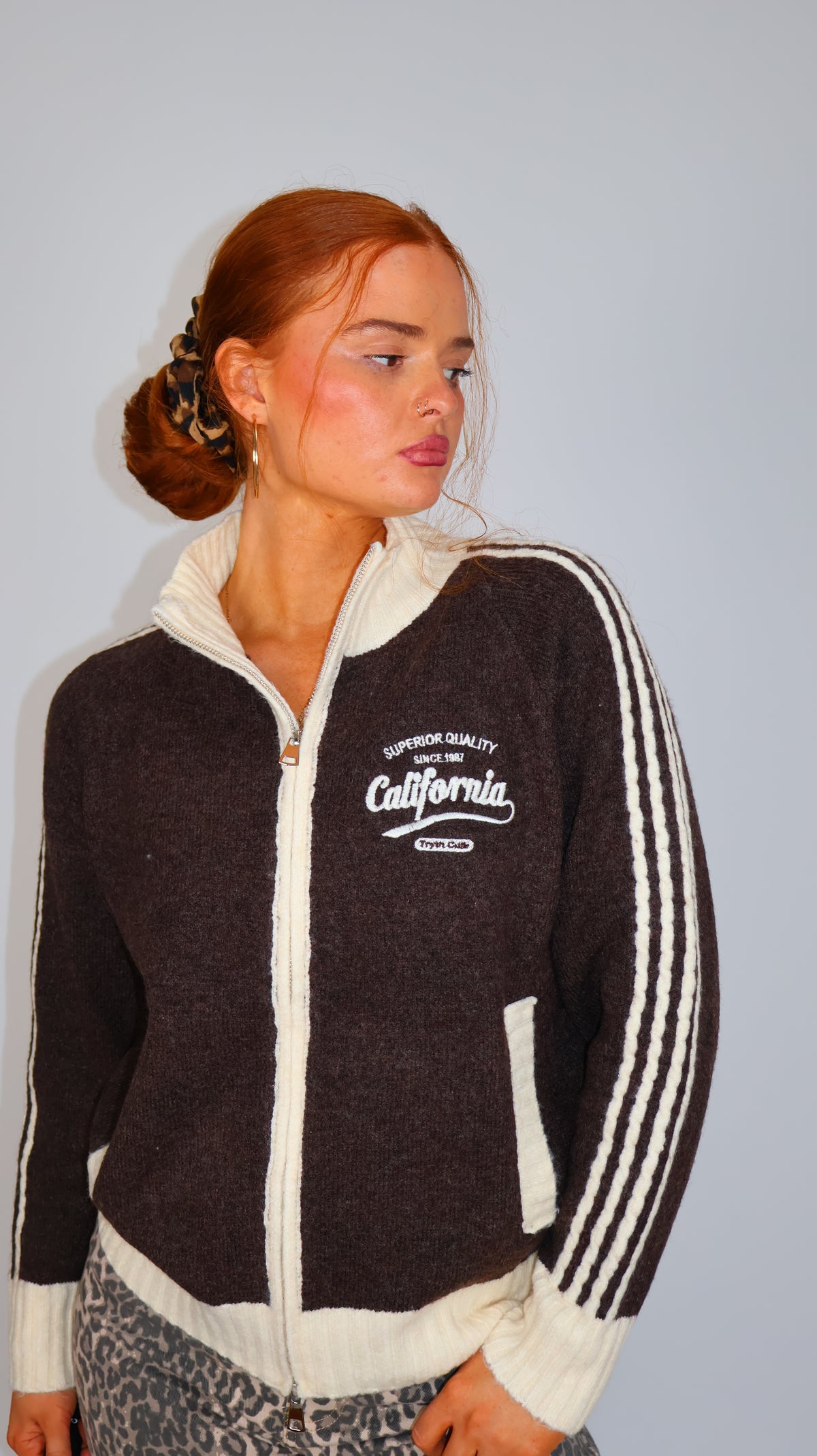 Charlie Zip Up Knit