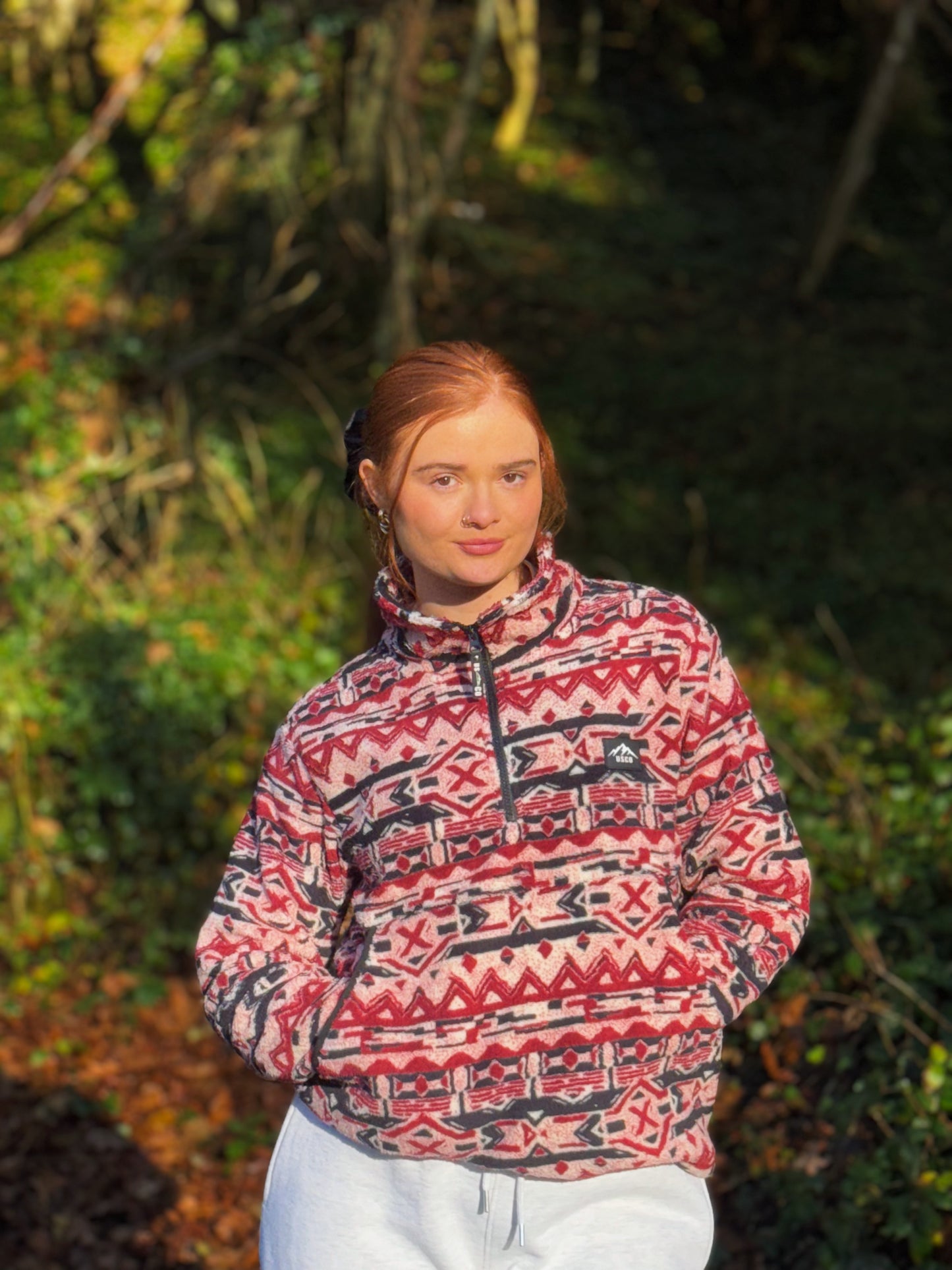 Maya Winter fleece draw string & pocket *ultra soft*