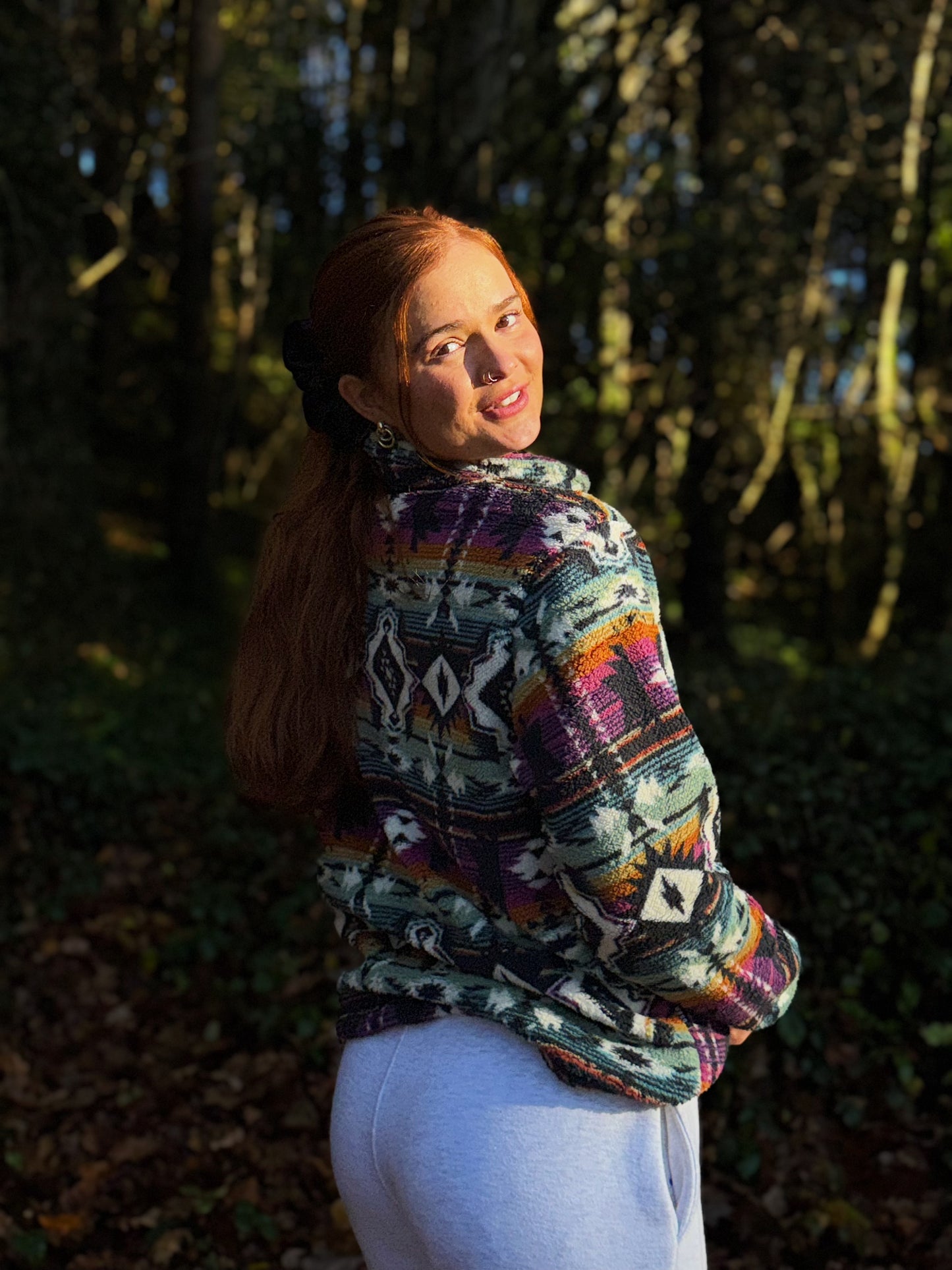 Roxie Winter fleece draw string & pocket *ultra soft*