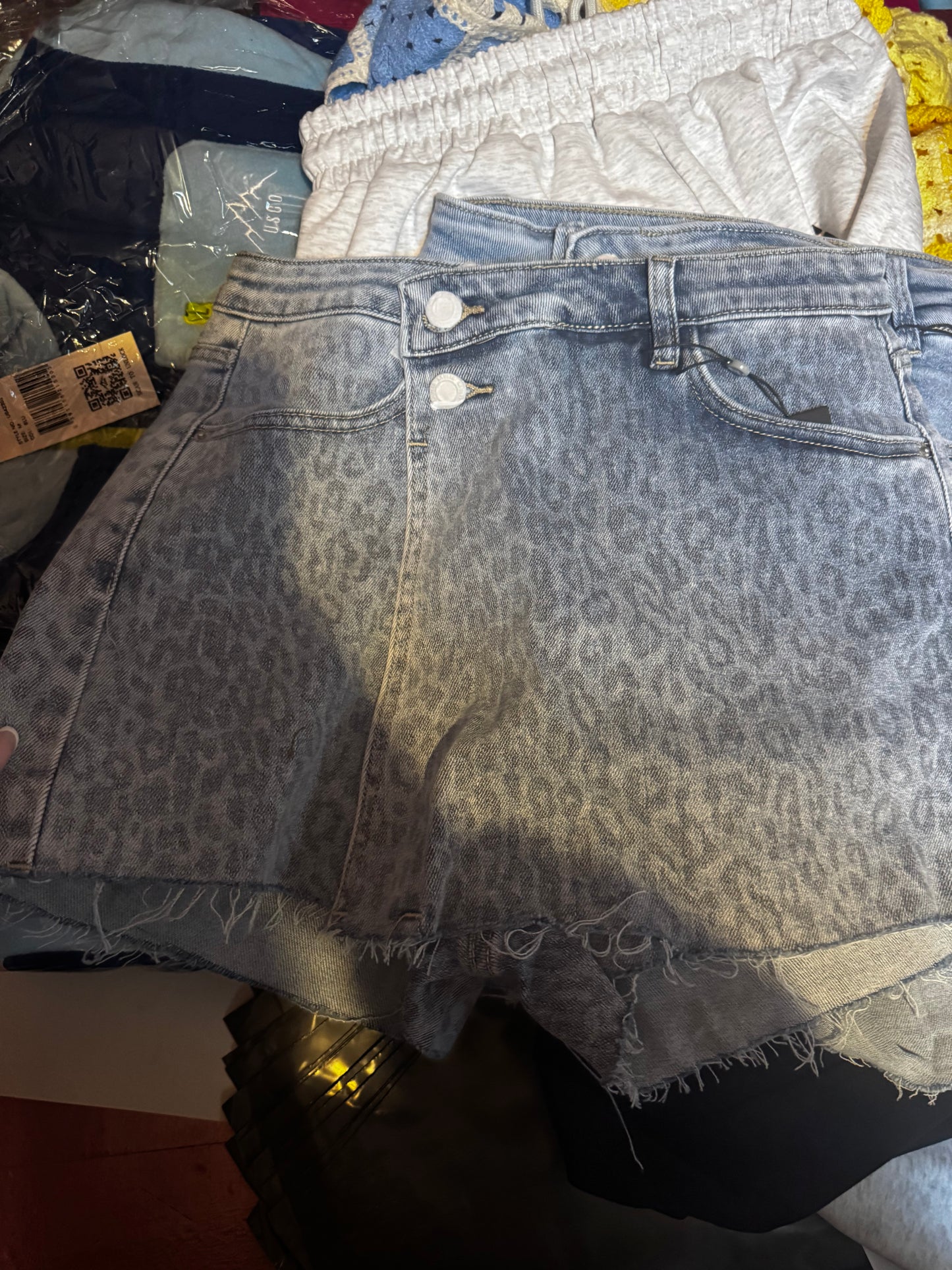 Niki Leopard skort stretch