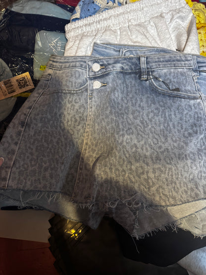 Niki Leopard skort stretch
