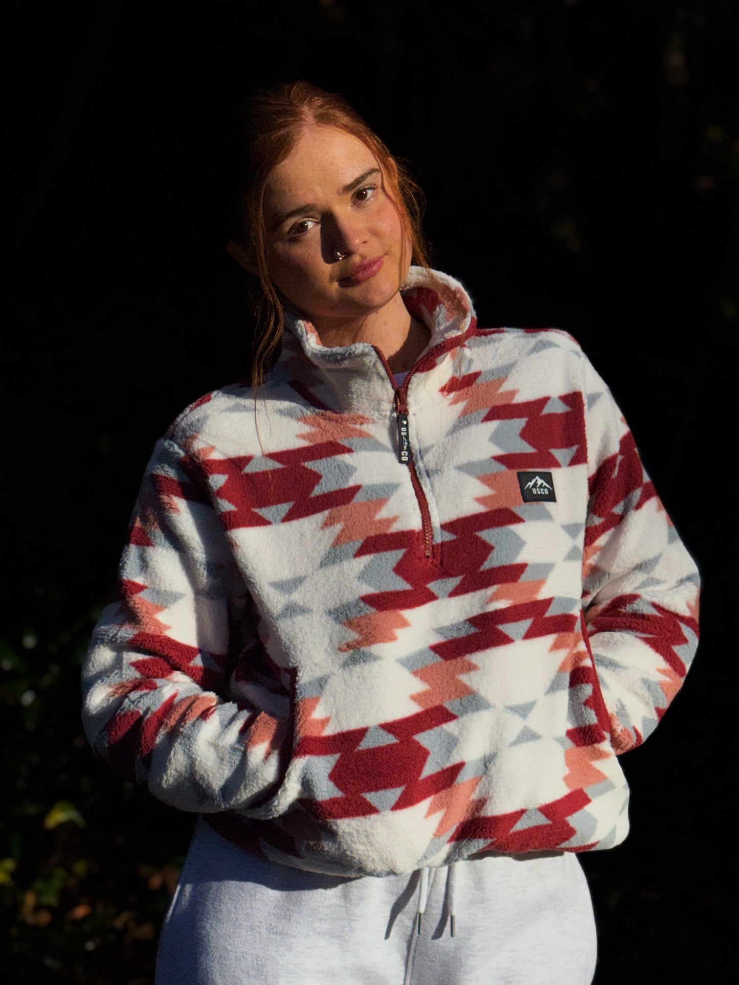 Kinga Winter fleece draw string & pocket *ultra soft*