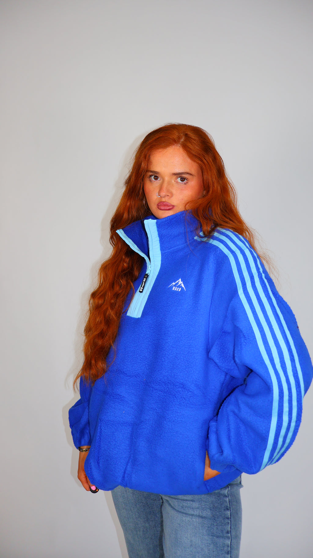 Bonnie Oversized Fleece. Drawstring + pockets