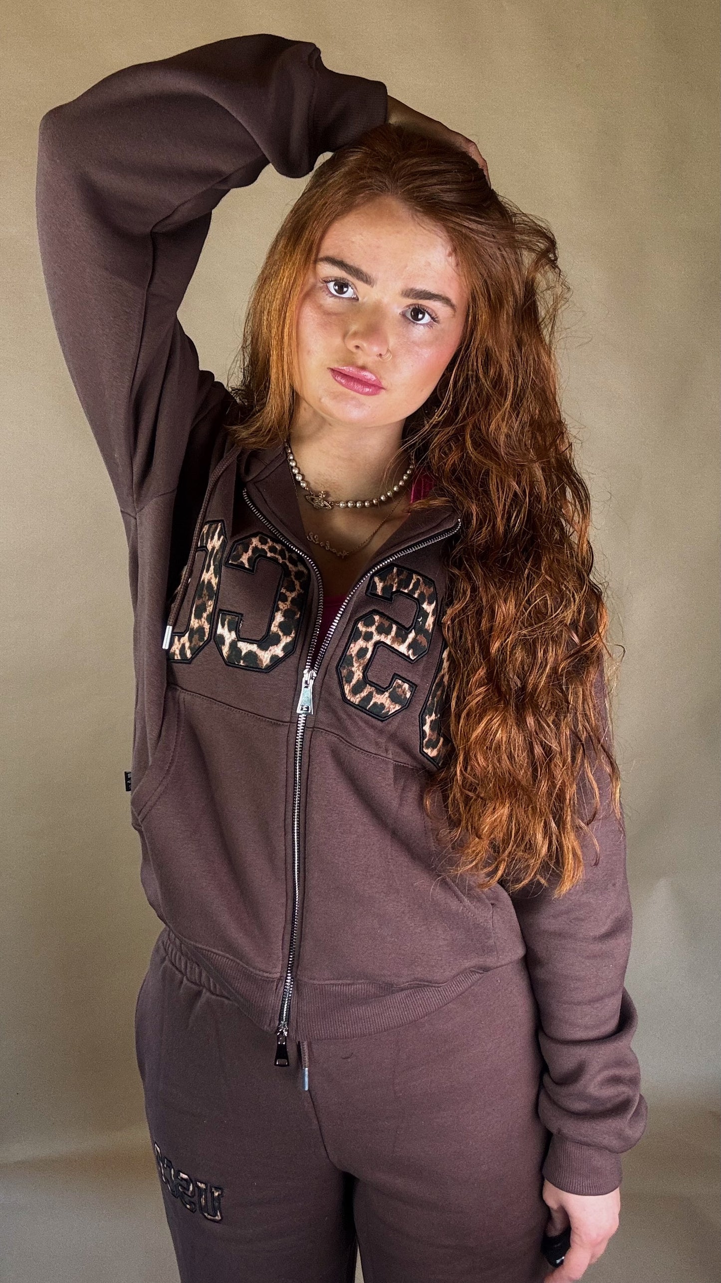 Leah 80% cotton SET fleece line set *oversize, size down*