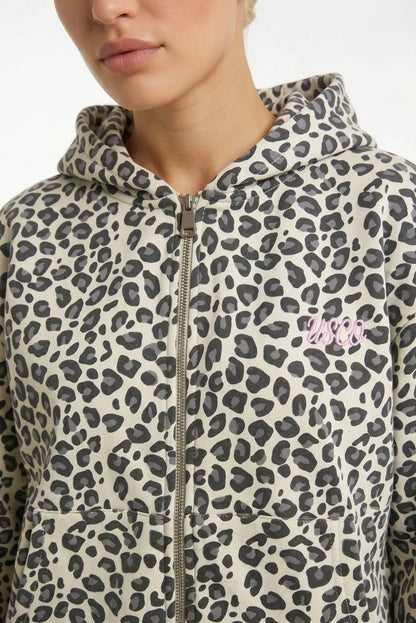 Kelsey 80% cotton Fleece Line Hoodie