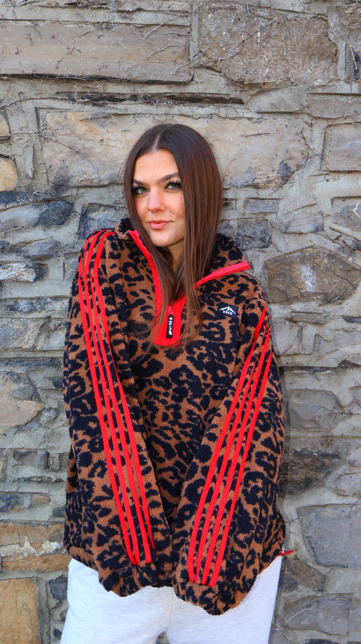Charlotte oversize Fleece. Pockets + drawstring