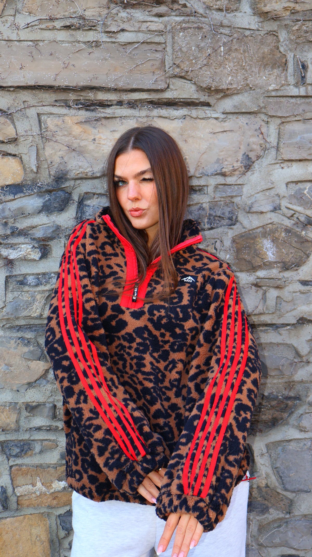 Charlotte oversize Fleece. Pockets + drawstring
