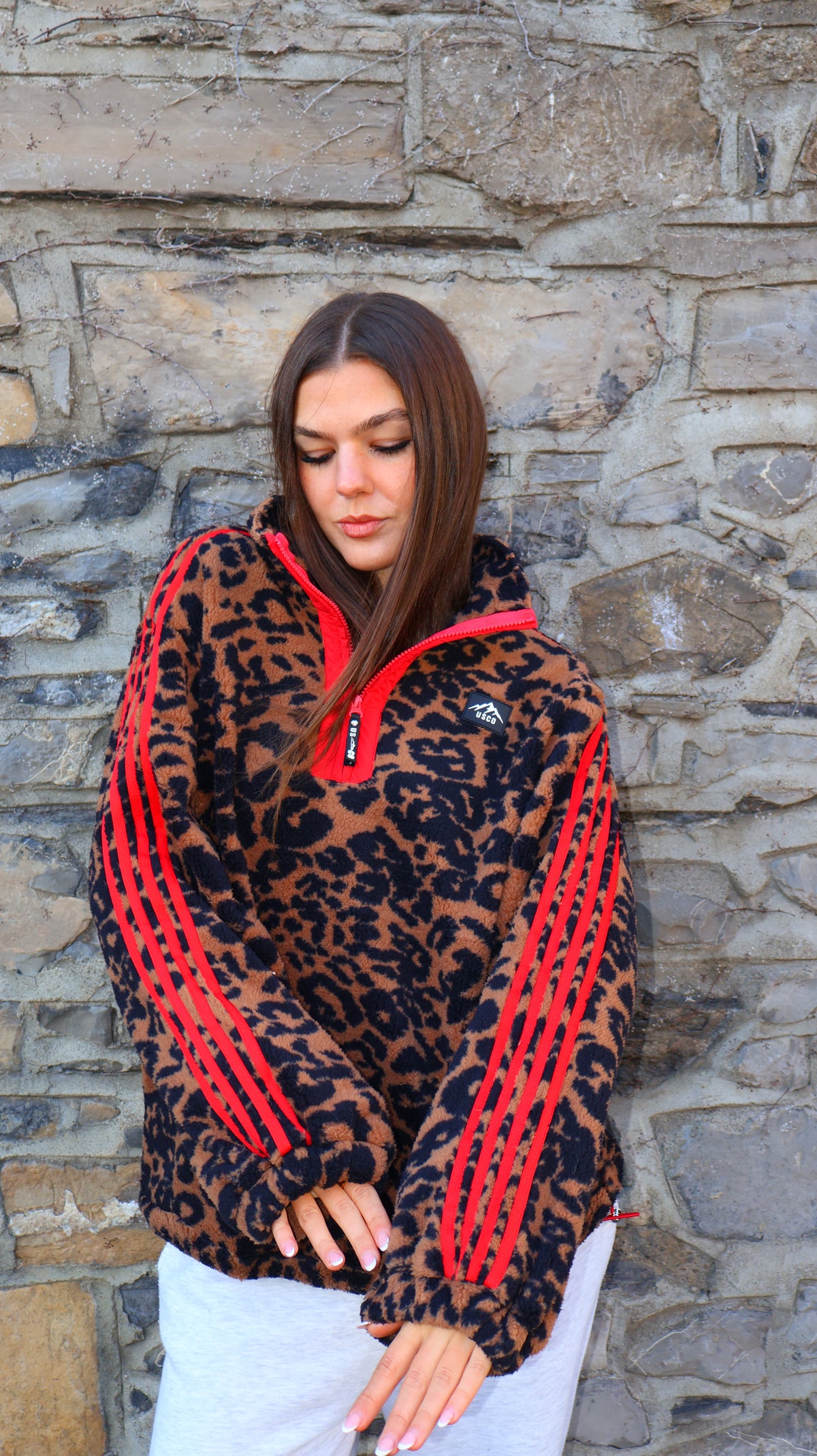 Charlotte oversize Fleece. Pockets + drawstring