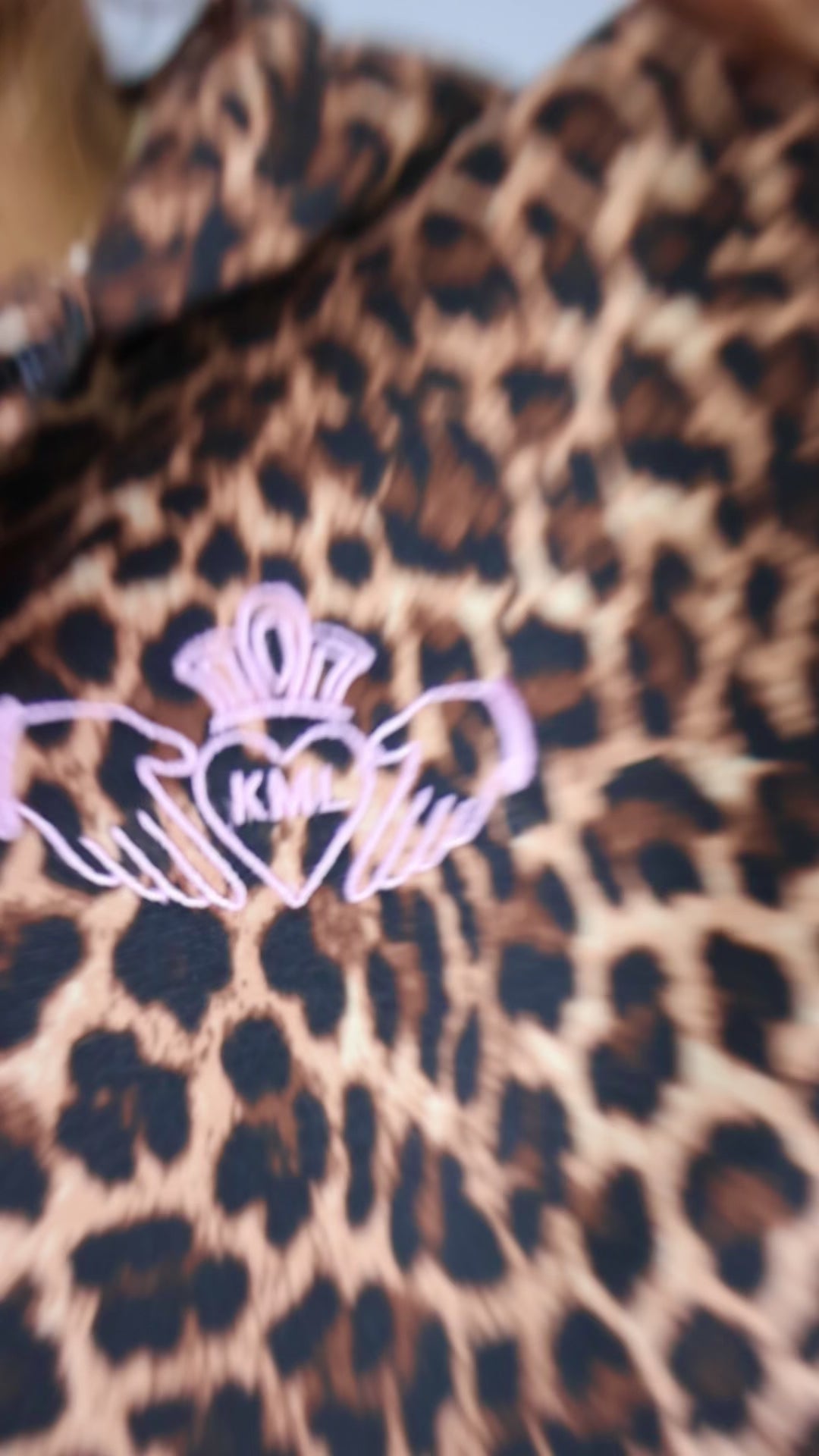 Doireann Claddagh Leopard Hoodie